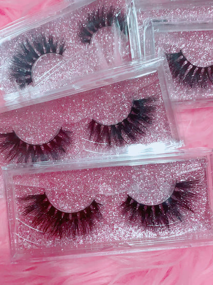 Inked Doll Cosmetics - #SNATCHED 3D DREAMDOLL LASHES *GLITTER* CASE