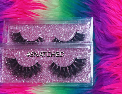 Inked Doll Cosmetics - #SNATCHED 3D DREAMDOLL LASHES *GLITTER* CASE