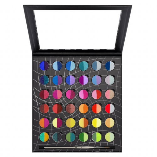 Ultimate Split Rainbow - 36 Pan Palette - Glisten Cosmetics