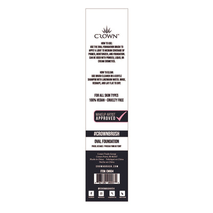 Crown Brush - CWG04- OVAL FOUNDATION
