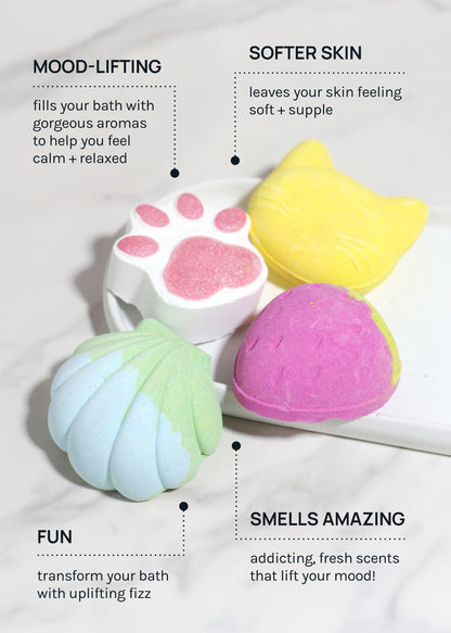 AOA Bath Bomb - Moonlit Rainbow