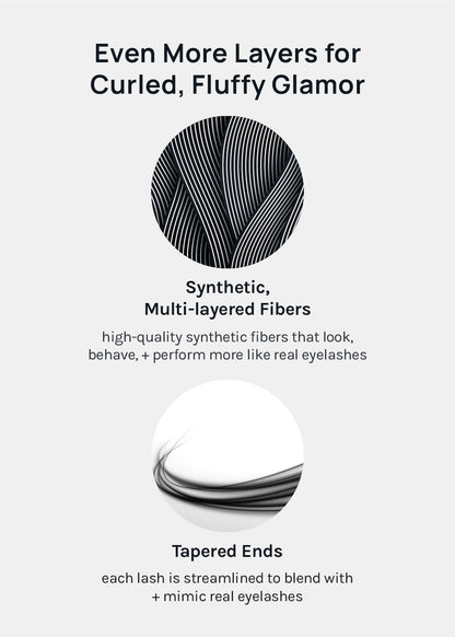 D-LUX Curl Premium Faux Mink Lashes - Vivien