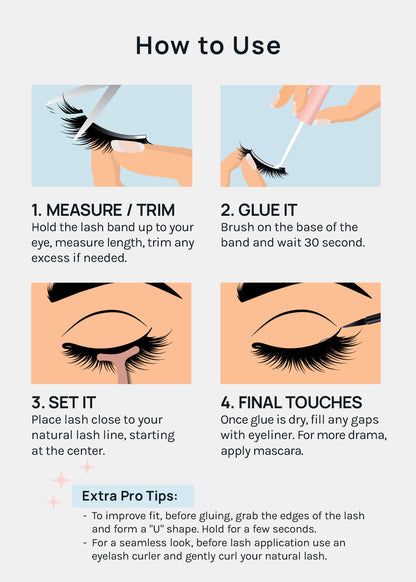 D-LUX Curl Premium Faux Mink Lashes - Vivien