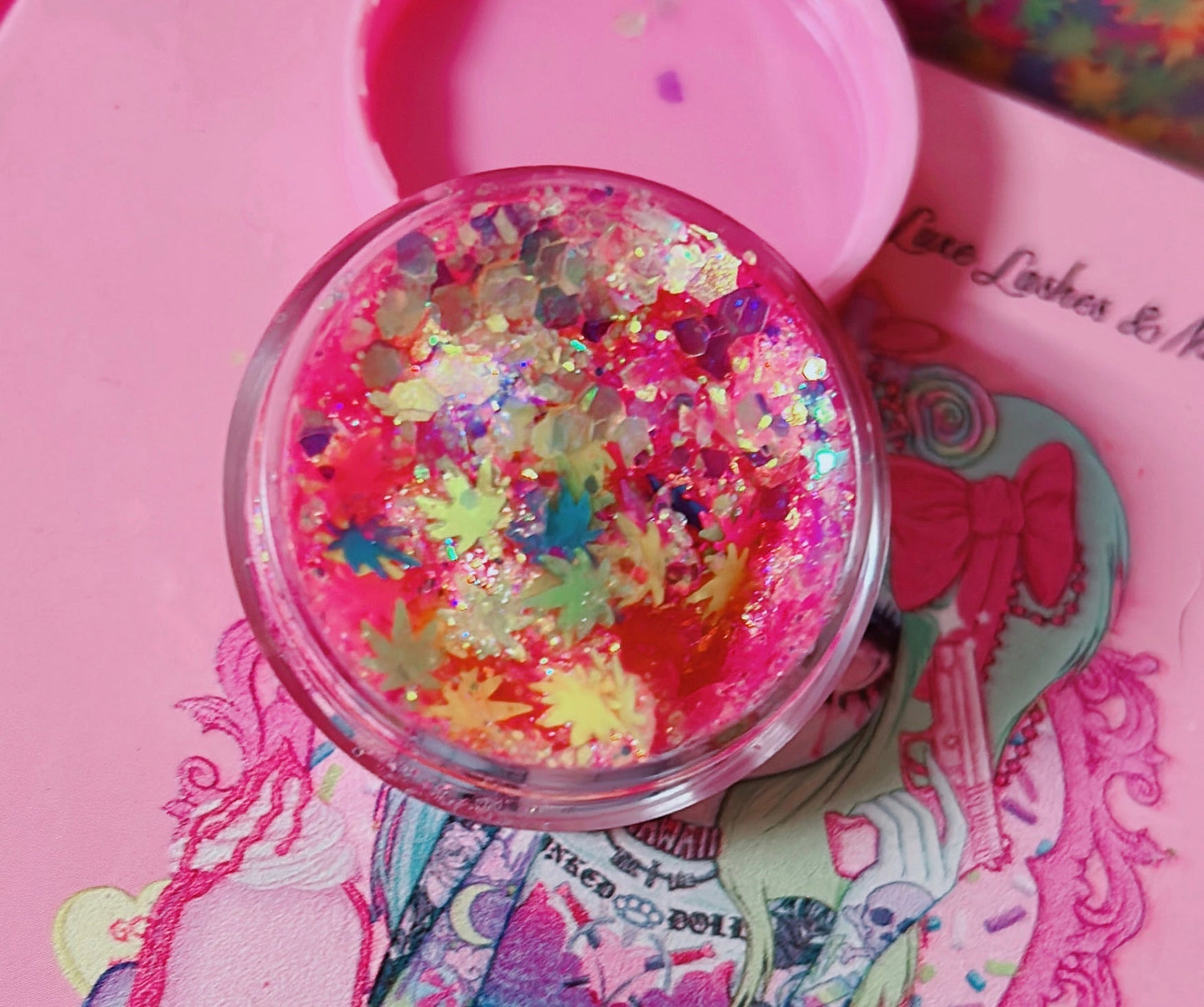Inked Doll Cosmetics - Kaleidoscope 420 Glitter Gel
