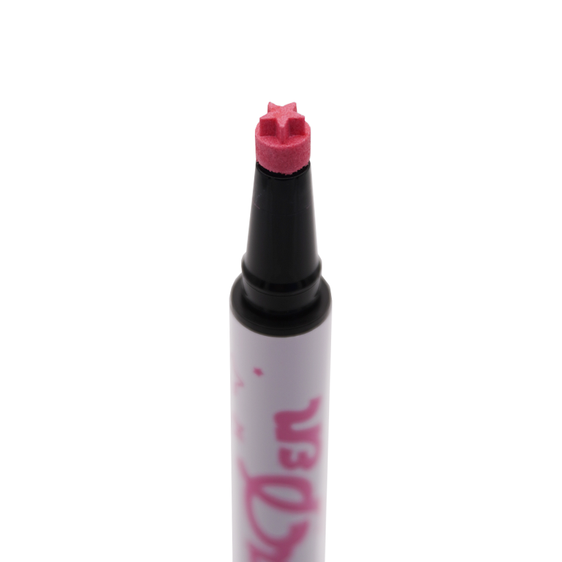 Pink Spectra Pen - Star Stamp Liner - Glisten Cosmetics
