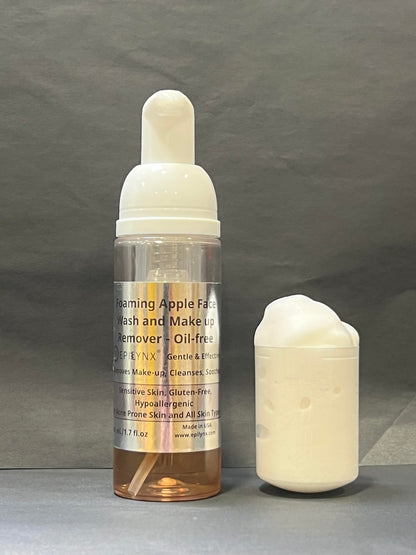 EpiLynx - Gentle, Oil-Free Foaming Apple Cleanser for Sensitive & Acne-Prone Skin | Vegan, allergen-friendly, sulfate & paraben free | Purifying, hydrating face wash for all skin types