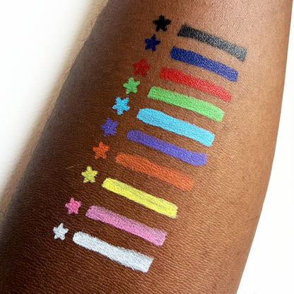Yellow Spectra Pen - Star Stamp Liner - Glisten Cosmetics